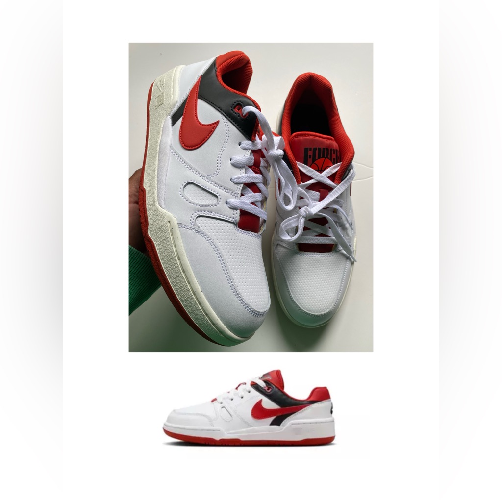 Nike Full Force Low Red/White/Black Men’s Size 11.4 New No Box!!